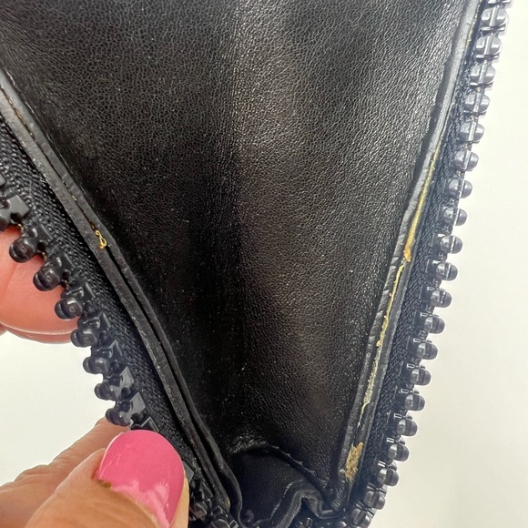 Jimmy Choo Carter BLS Biker Leather Star Studded Clutch Unisex - Picture 12 of 12